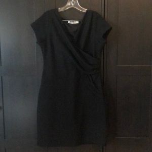 Black Wrap style Dress